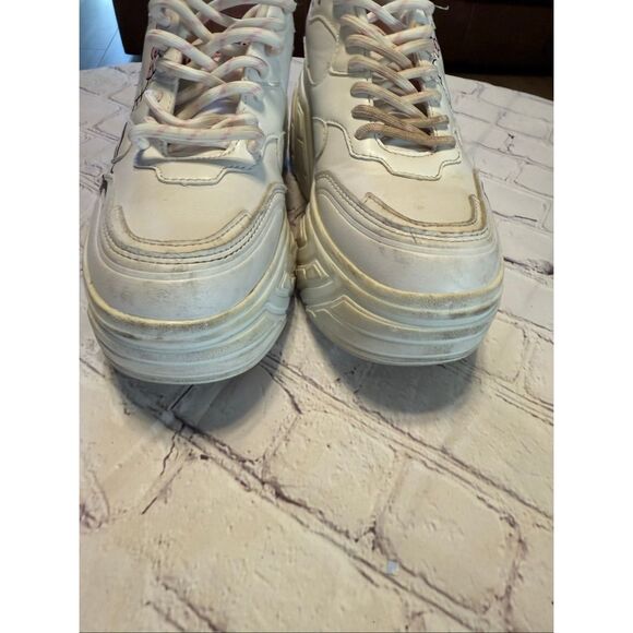 Bershka Hello Kitty Size 38 Platform Sneakers White Kawaii Whimsigoth E-Girl Y2K - Picture 5 of 15